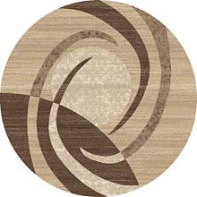 Ковер MEGA CARVING d264 BEIGE Круг