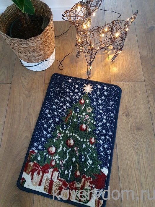 Новогодний сувенирный коврик 90098