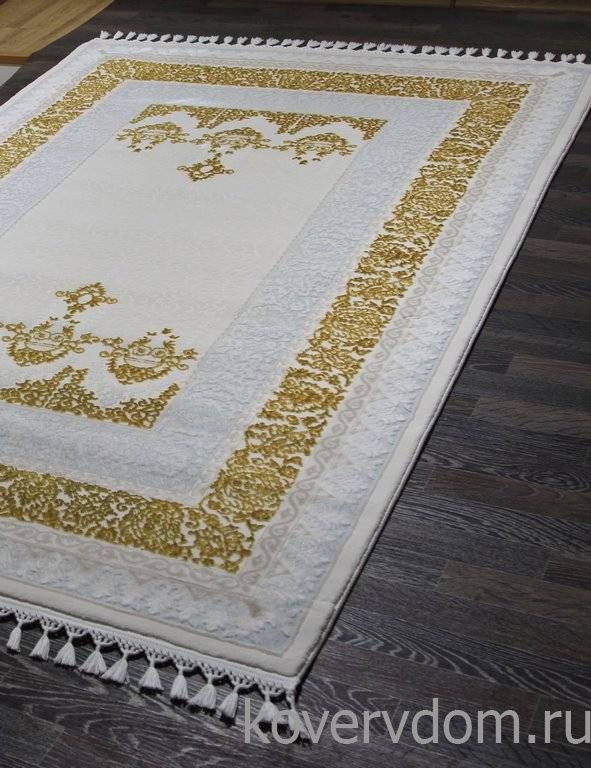 Ковер HUNKAR 08074A BLUE / GOLD