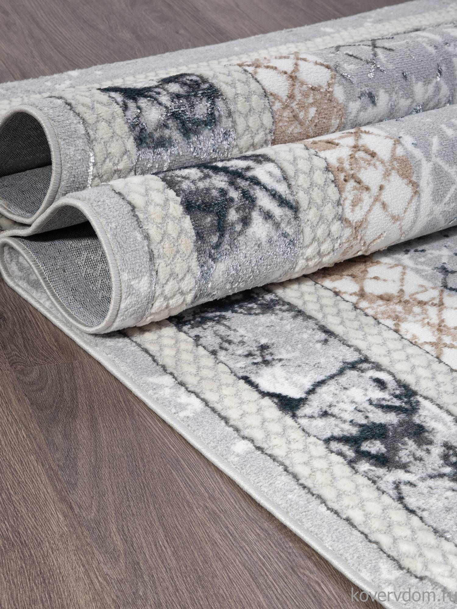 Ковер PERU C074A D.GREY SHIRINK / BLUE FDY Ковер PERU C074A D.GREY SHIRINK / BLUE FDY