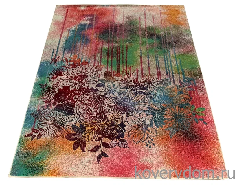 Шерстяной ковер Hunnu Цветы 6A1883 175 Шерстяной ковер Hunnu Цветы 6A1883 175