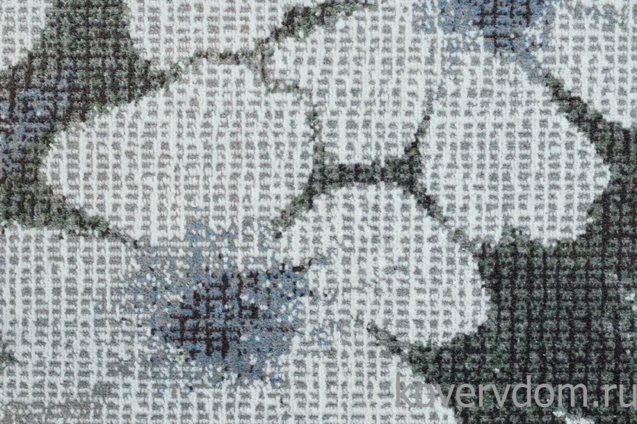 Ковер из вискозы и хлопка с цветами ROYAL PALACE 2020 R 17710 6767