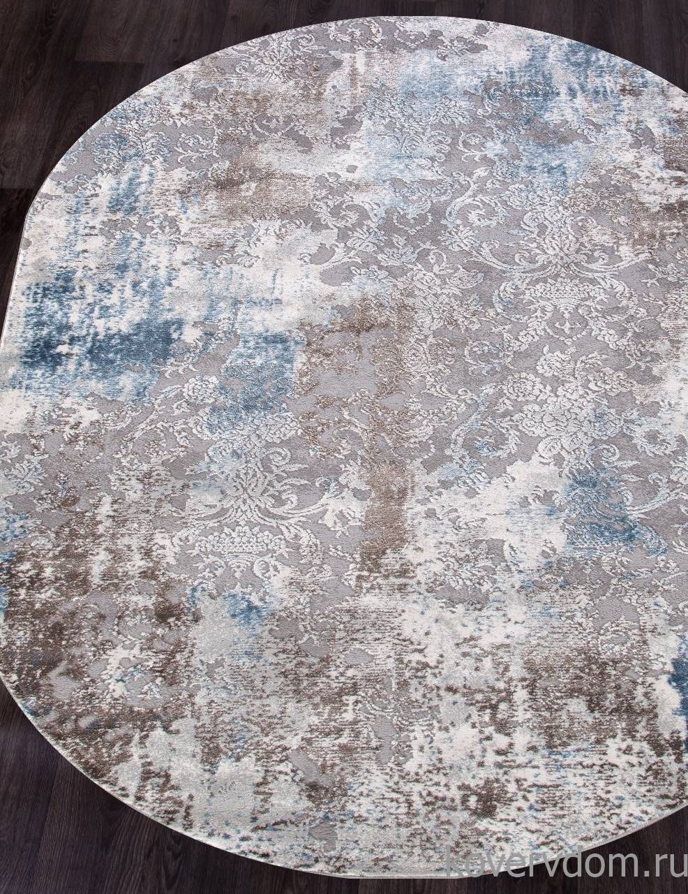 Ковер ARMINA 03853A BLUE / BLUE Овал Ковер ARMINA 03853A BLUE / BLUE Овал