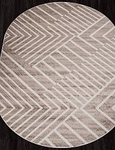 Круглый ковер DIOS F438 BEIGE Овал