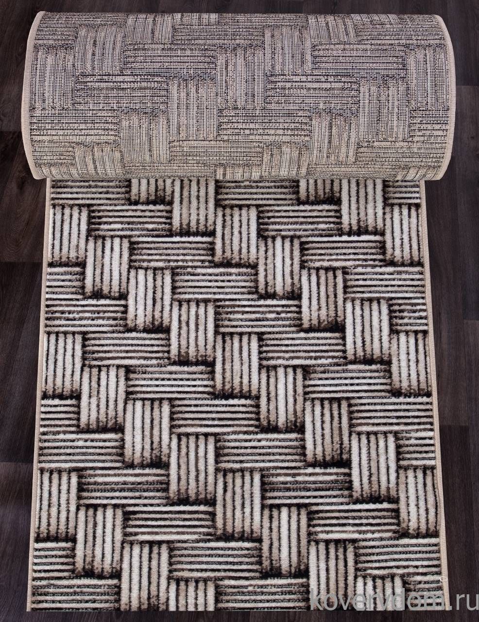 Ковровая Дорожка SIERRA D722 BEIGE-BROWN