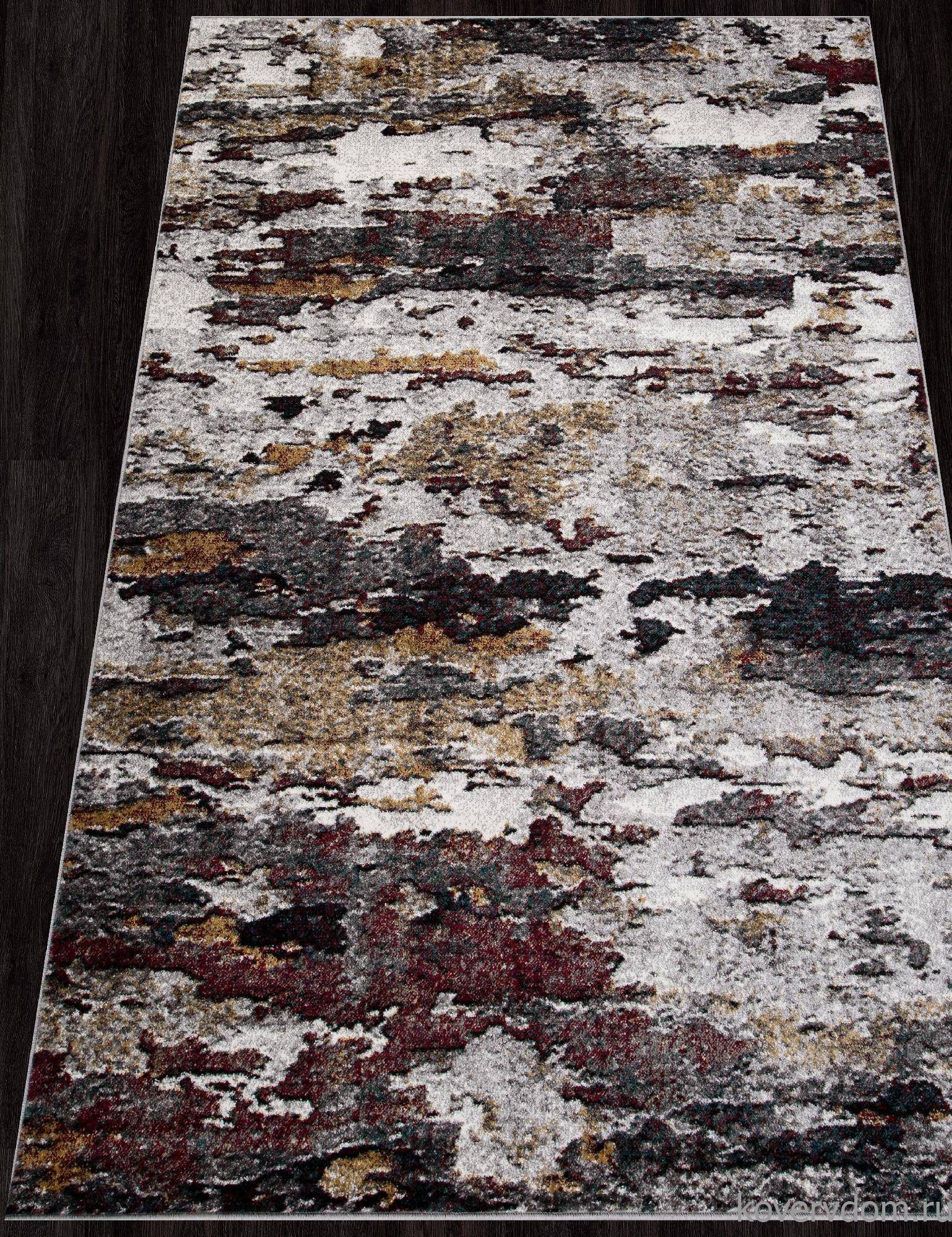 Ковер LONDON D824 GRAY-RED Ковер LONDON D824 GRAY-RED