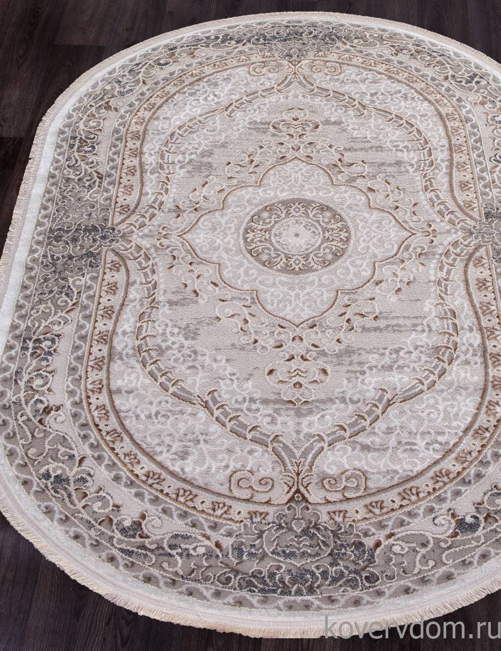 Ковер RODOS 7439A GREY / CREAM Овал Ковер RODOS 7439A GREY / CREAM Овал