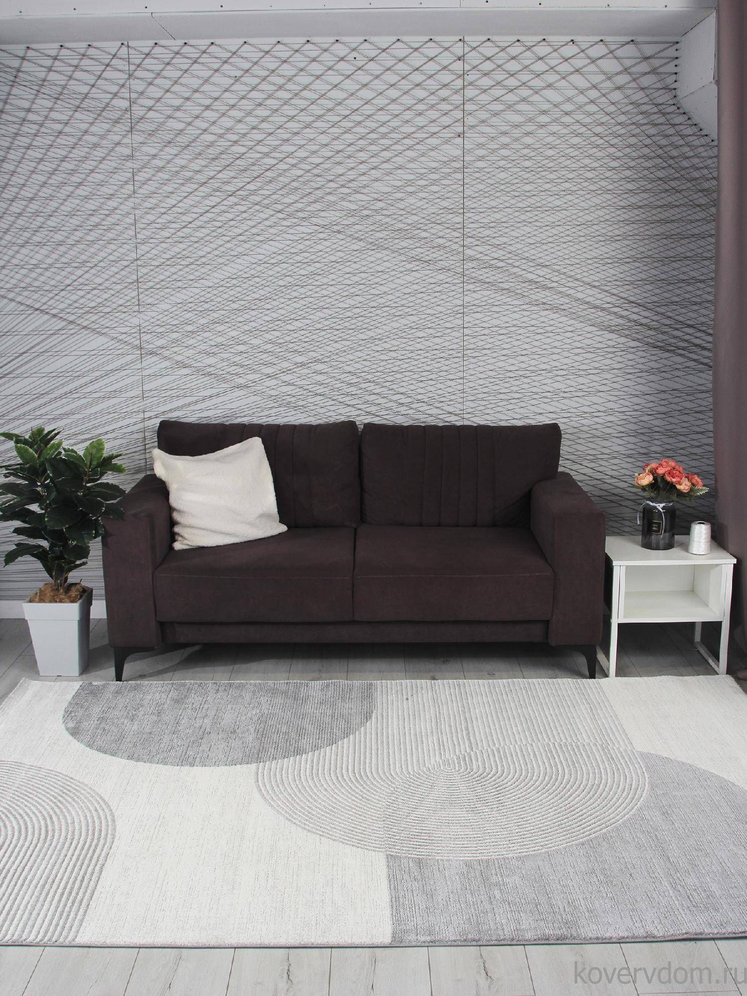 Ковер NENSI GL235G GREY / GREY