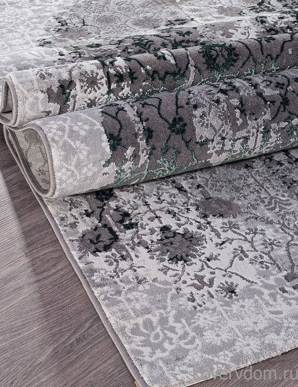 Ковер ГРАНД 33370 954 GREY / GREEN