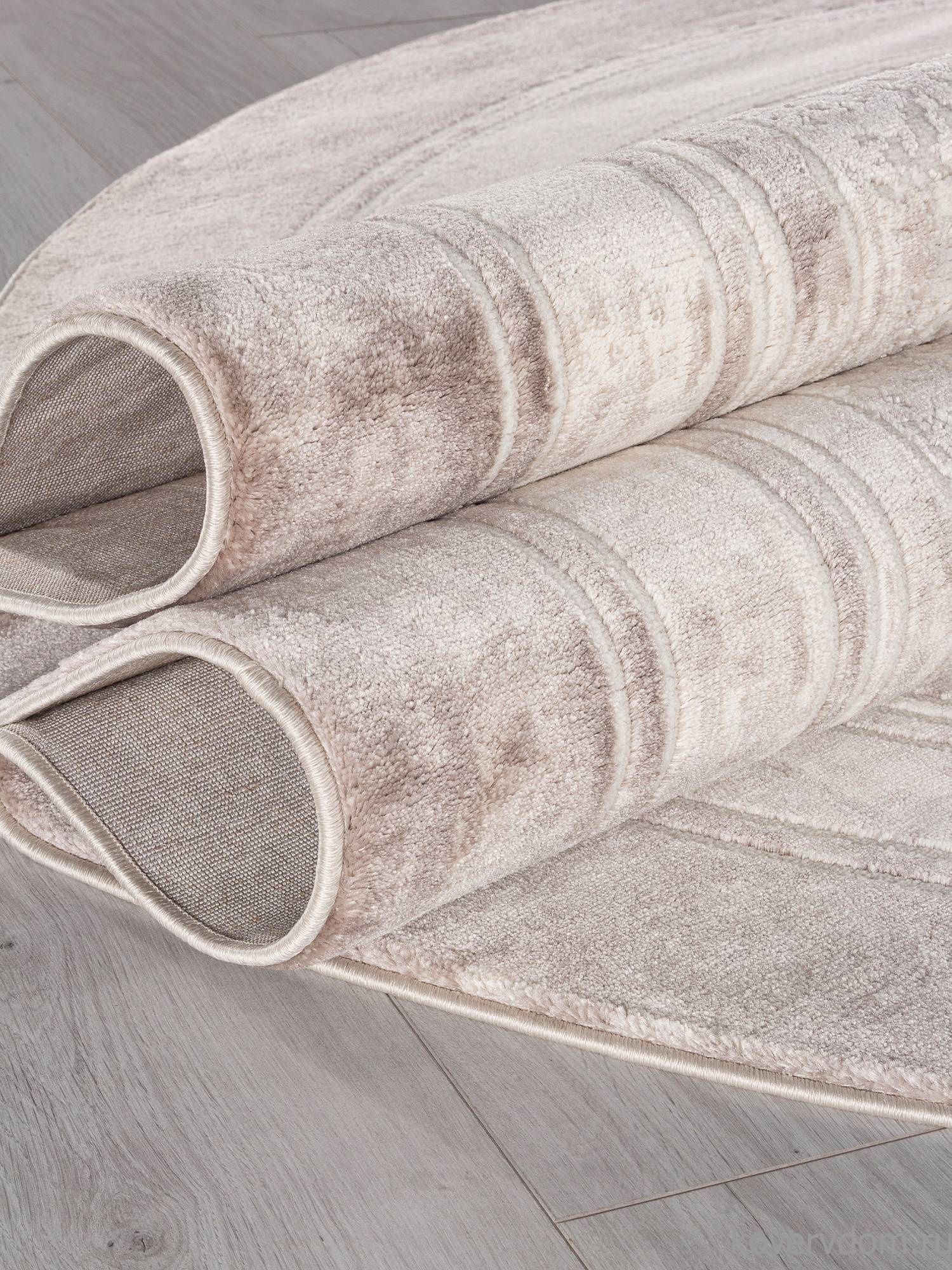 Ковер BRAND O2445 680 CREAM / BROWN Овал