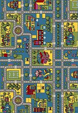 Однотонный ковер ORION C024 BLUE-GRAY