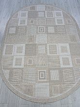 Прямоугольный ковер KAIR S138 BEIGE Овал