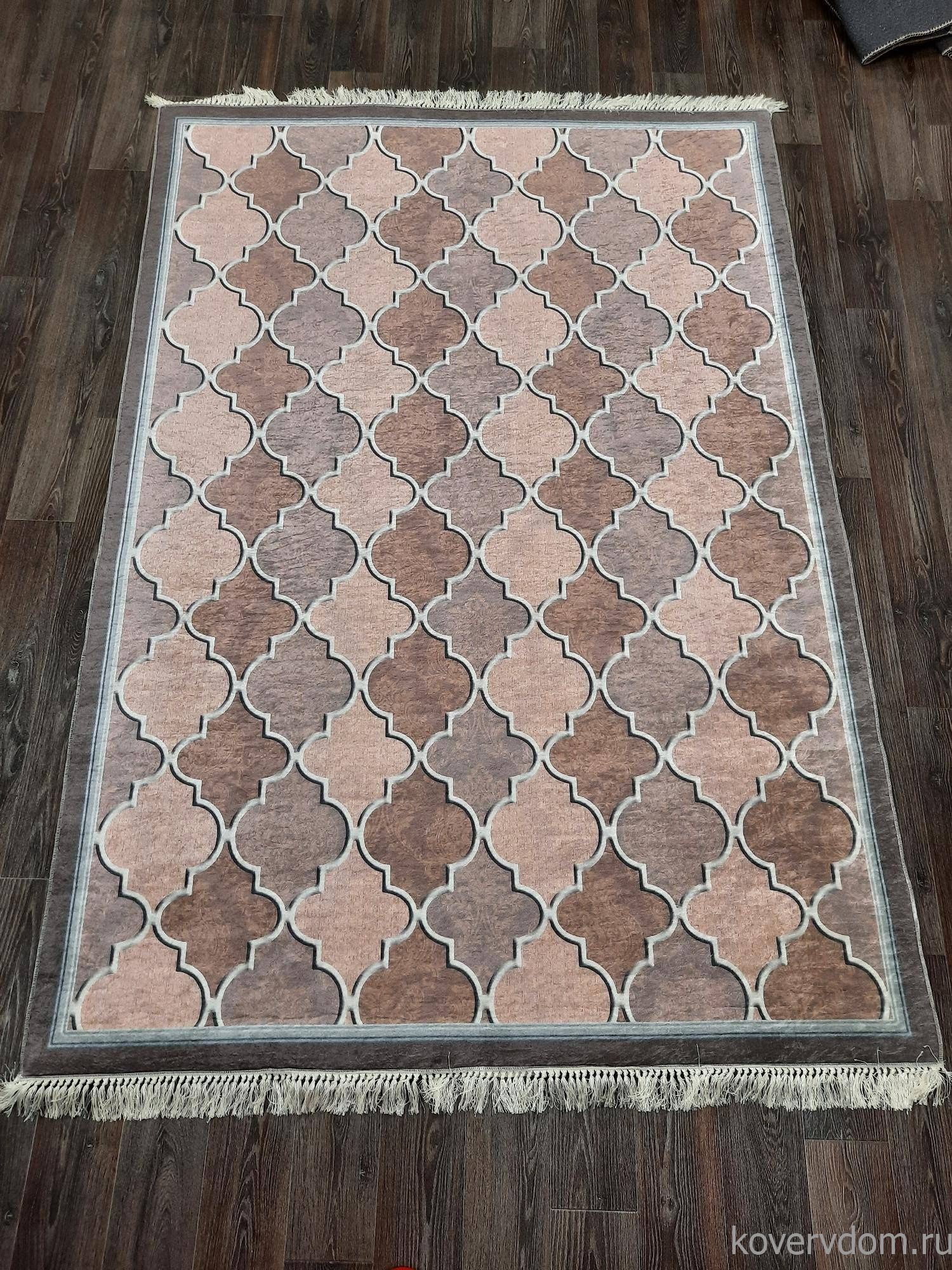 Ковер Decovilla 11023.101 HANZADE Светло-коричневый