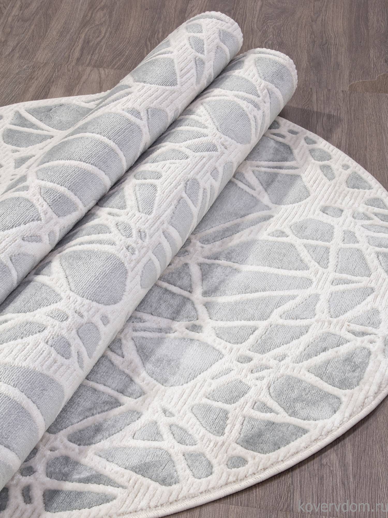 Ковер MIRANDA D967 BLUE-CREAM Овал