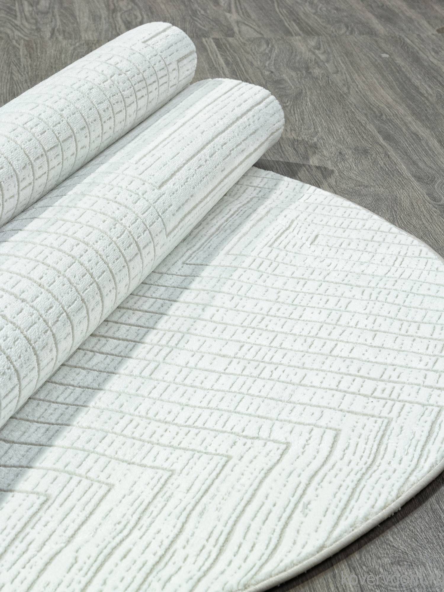 Ковер SIROCCO E256AC WHITE / BEIGE Овал Ковер SIROCCO E256AC WHITE / BEIGE Овал