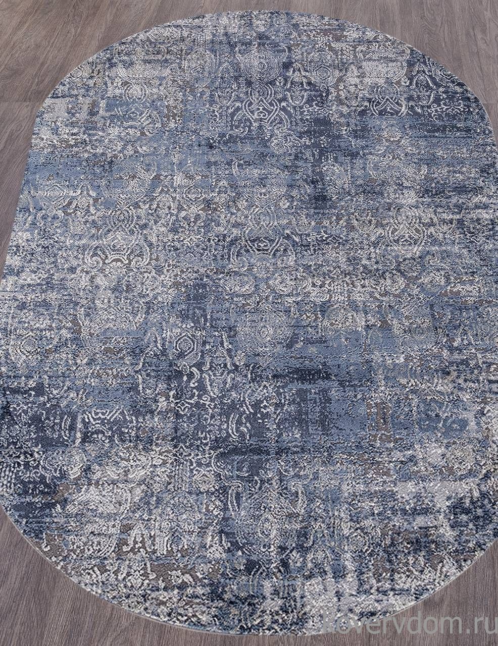Ковер OPERA 0672A BLUE / GREY Овал