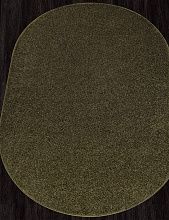 Овальный ковер длинноворсовый LANA T600 GREEN Овал