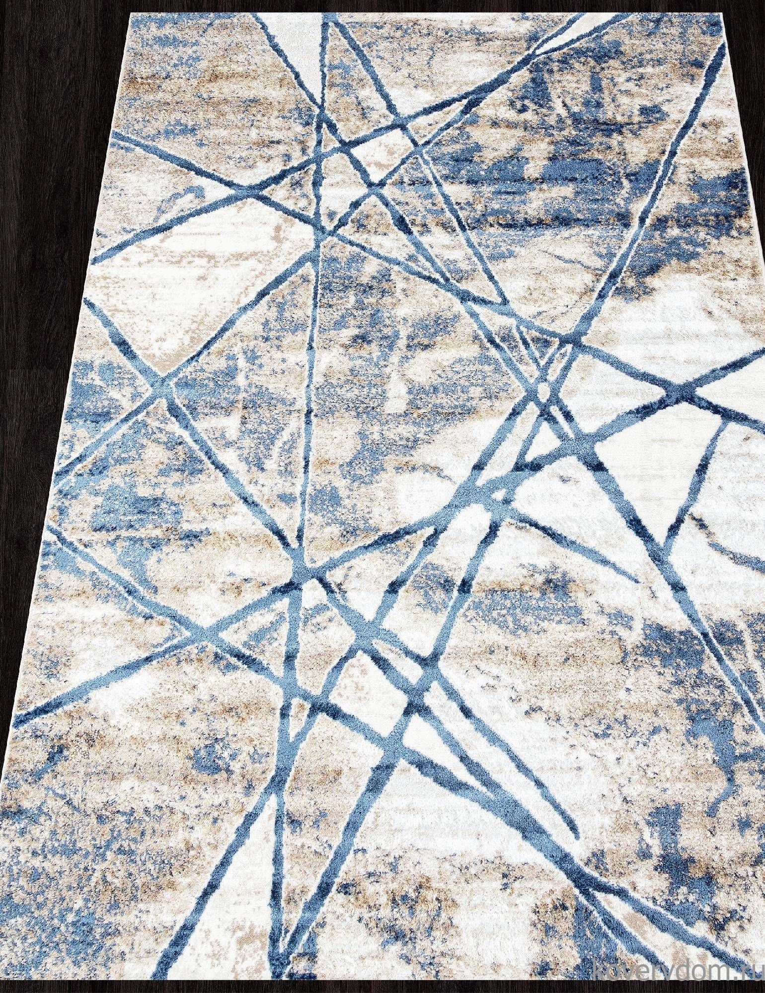 Ковер ANTEP-A O1702 630 CREAM / BLUE Ковер ANTEP-A O1702 630 CREAM / BLUE