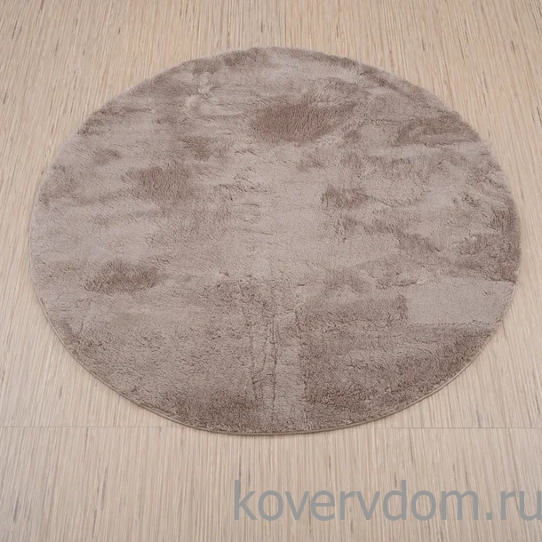 Ковер из искусственного меха Chic 1000A BROWN_3000 круг