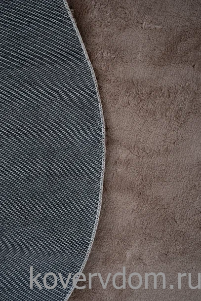 Ковер из искусственного меха Chic 1000A BROWN_3000 круг