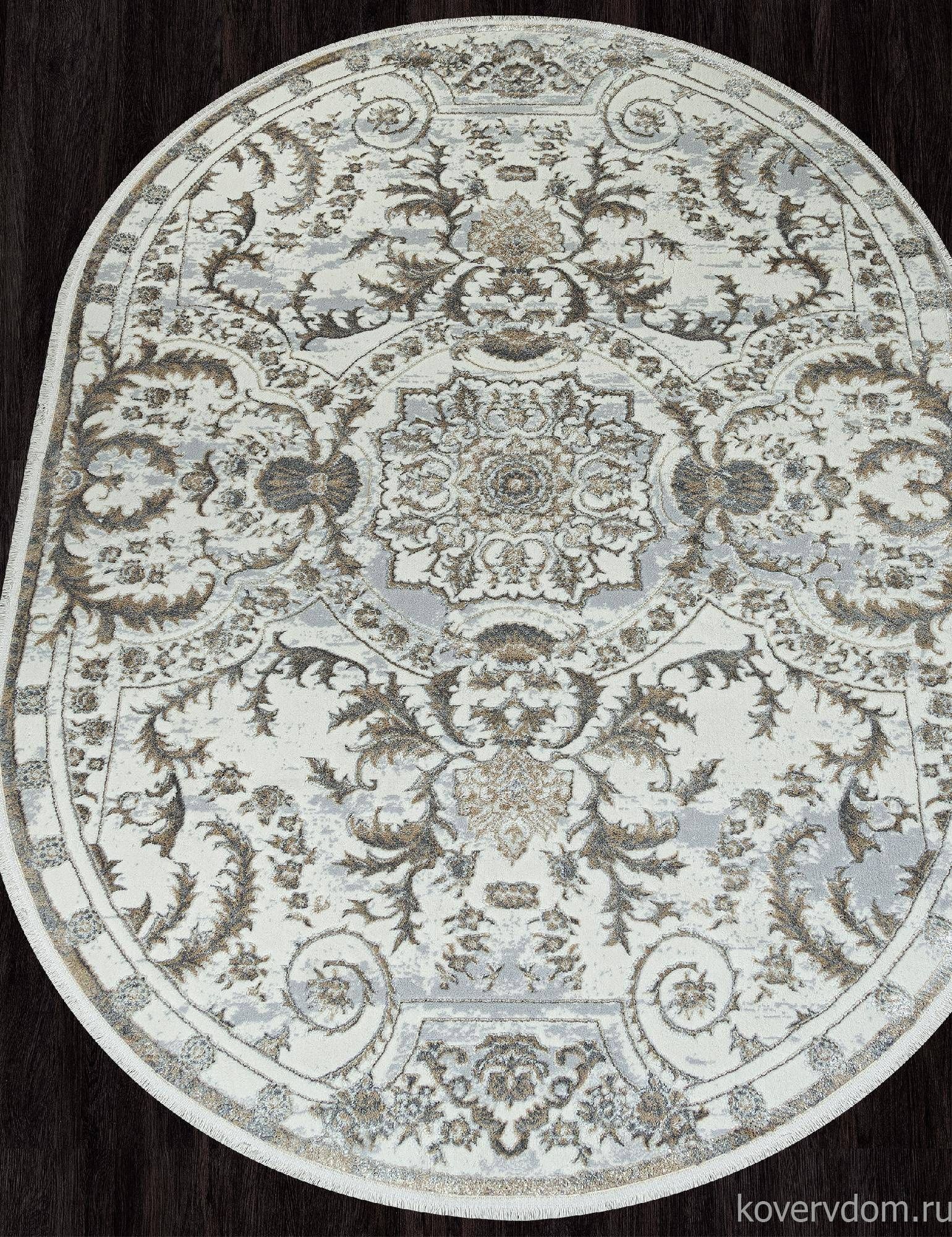 Ковер SAHARA 00765A GREY FDY / CREAM HB Овал Ковер SAHARA 00765A GREY FDY / CREAM HB Овал