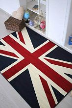 Однотонный ковер Британский флаг темно-синий
