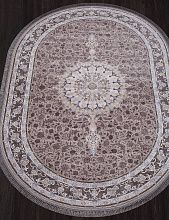 Ковер FARSI 1200 259 LIGHT GRAY Овал