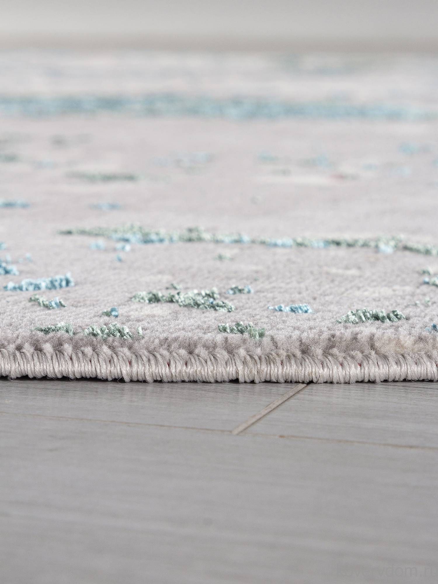 Ковер LIMAN F477 GRAY-BLUE Овал