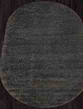 Овальный ковер длинноворсовый MAKAO S600 F.GRAY Овал