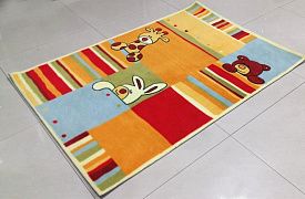 Оранжевый ковер в детскую детский AMIGO lets play